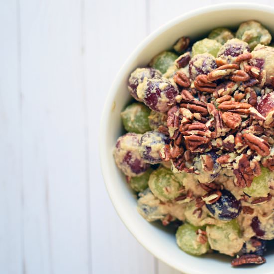 Vegan Grape Salad - Recipe photo by emilyhappyhealthy