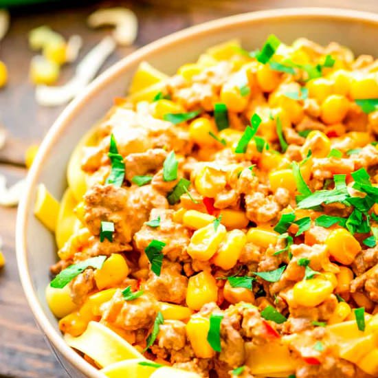 Taco Stroganoff - Recipe photo by julieseatsandtreats