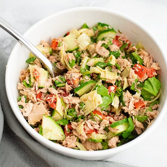 Healthy Tuna Salad Recipe 4 Ways - Recipe photo by BitesOfWellness