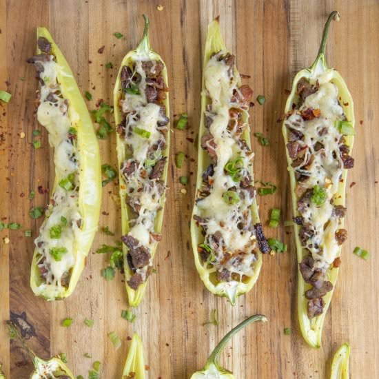 Stuffed Banana Peppers - Recipe photo by ChiliPepperMadness