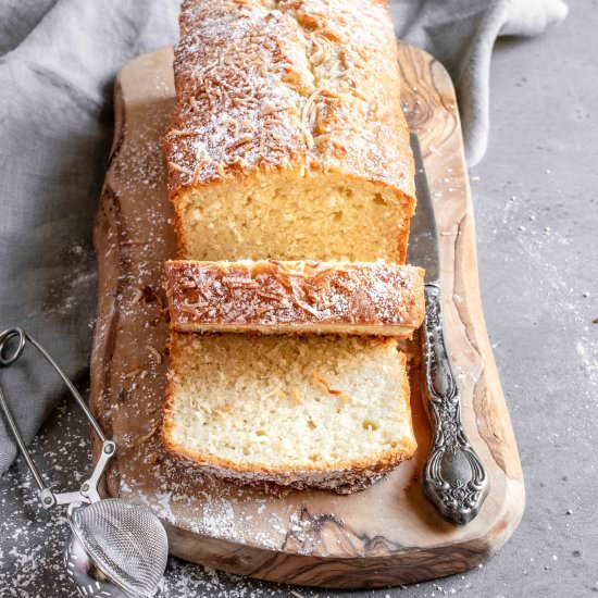 Triple Coconut Cake - Recipe photo by OneSarcasticBaker