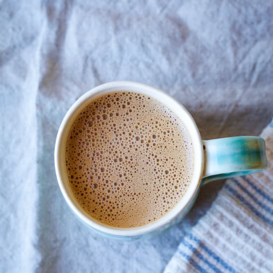 Vegan Bulletproof Mocha - Recipe photo by upbeetkitchen