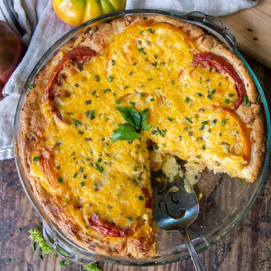 Tomato Pie - Recipe photo by MamaGourmand