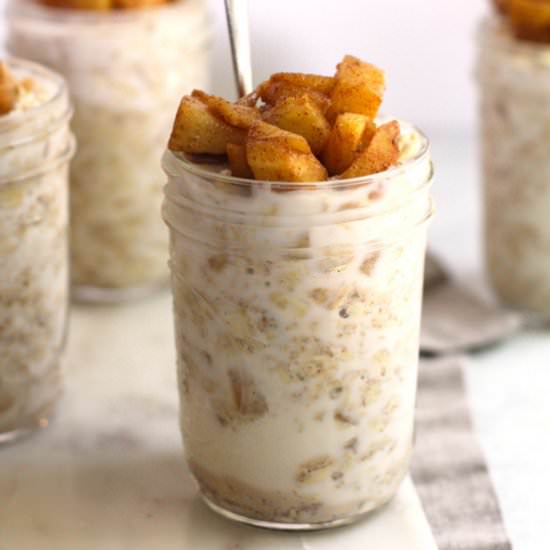 Apple Pie Overnight Oats - Recipe photo by suebeehomemaker
