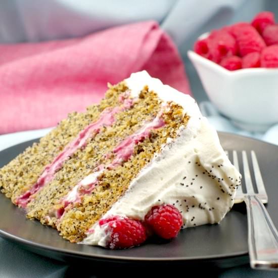 Lemon Poppy Seed Torte - Recipe photo by Food Meanderings