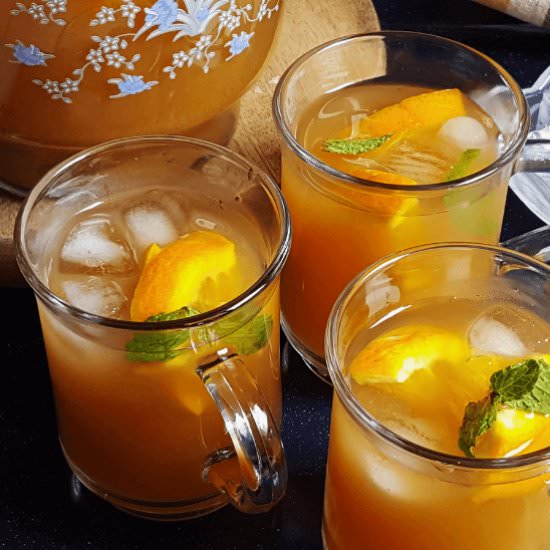 Orange Iced Tea - Recipe photo by greenbowl2soul