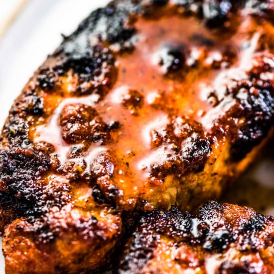 Juicy Grilled Pork Chops - Recipe photo by The Endless Meal