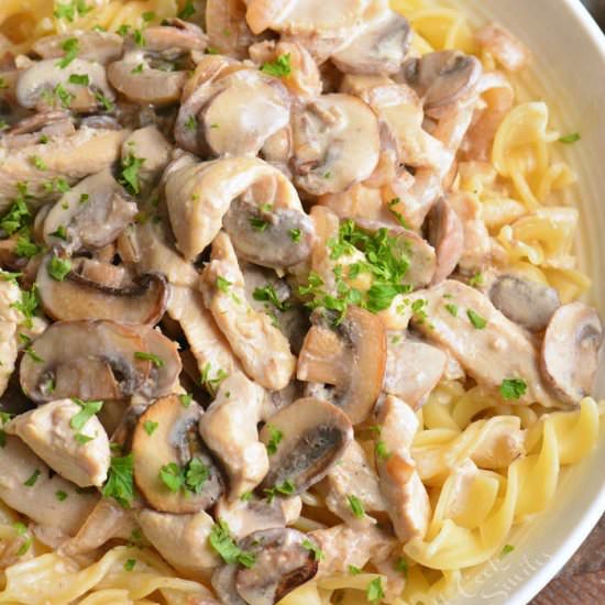 Chicken Stroganoff - Recipe photo by WillCookForSmiles