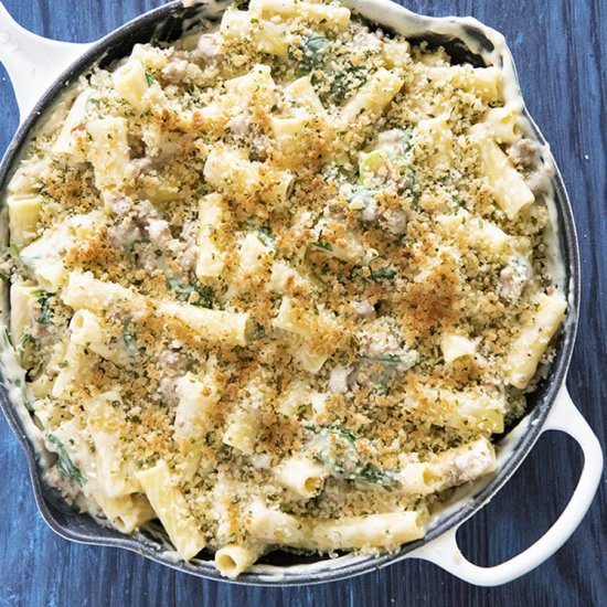 Three Cheese Rigatoni - Recipe photo by TheSaltyMarshmallow