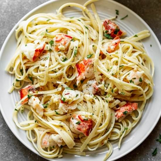 Lobster Scampi - Recipe photo by cookingforkeeps