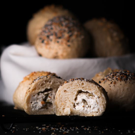 Vegan Bagel Bombs - Recipe photo by Liv Vegan Strong