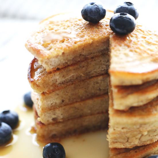 Simple Almond Flour Pancakes - Recipe photo by Pinchmegood