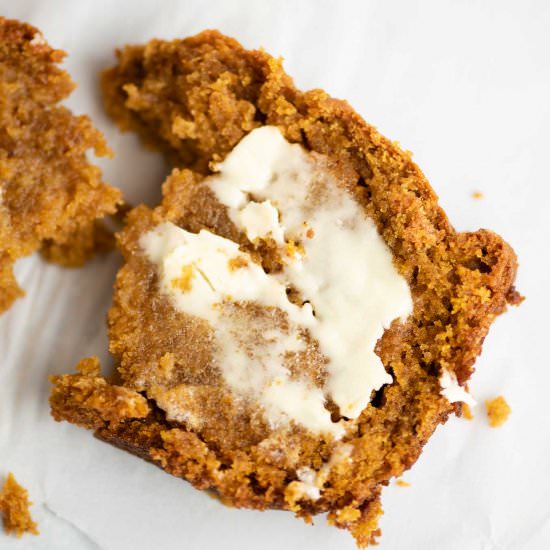 Pumpkin Bread Recipe - Recipe photo by buildyourbite