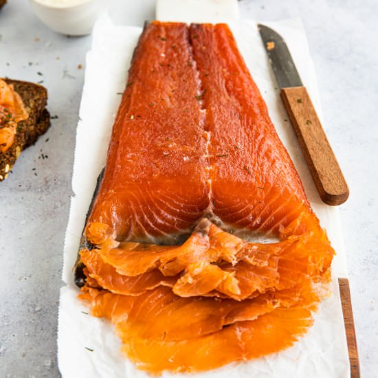 Cured Salmon Gravlax - Recipe photo by jernejkitchen