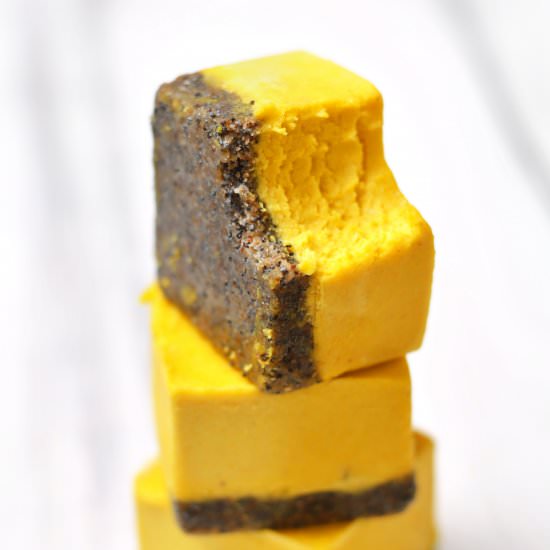 Lemon and Poppy Seed CBD Cheesecake - Recipe photo by greensofthestoneage