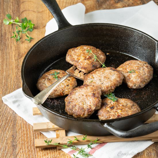 Homemade Pork Breakfast Patties - Recipe photo by Compelled To Cook