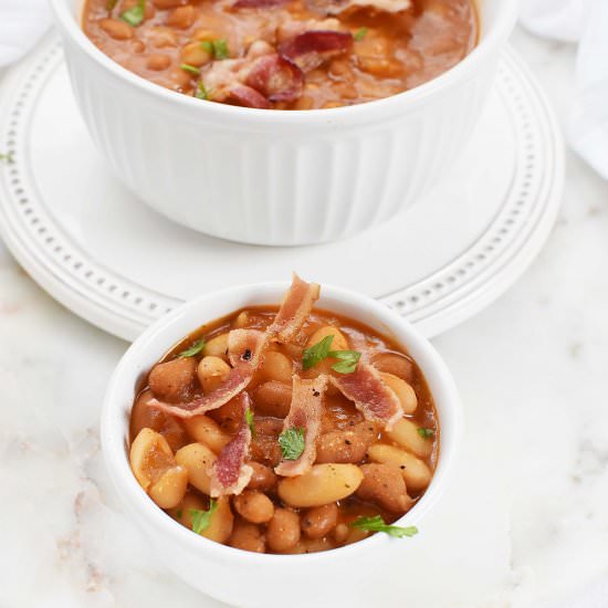 Stove Top Baked Beans - Recipe photo by Savvysavingcouple