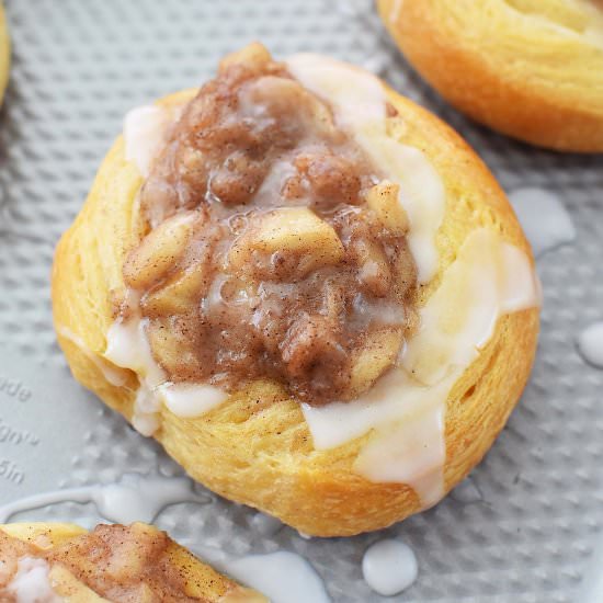 Crescent Apple Danish - Recipe photo by Savvysavingcouple