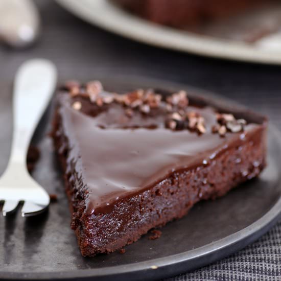 Chocolate Brownie Pie - Recipe photo by lilcookieblog