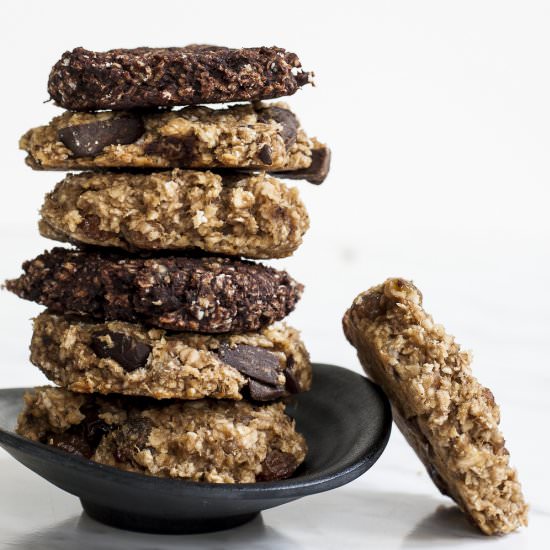 Banana Peanut Butter Oatmeal Cookie - Recipe photo by MyPurePlants