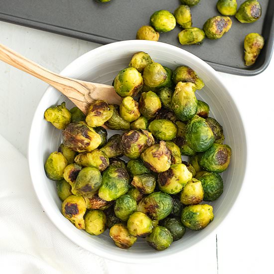 Air Fryer Frozen Brussel Sprouts - Recipe photo by BitesOfWellness