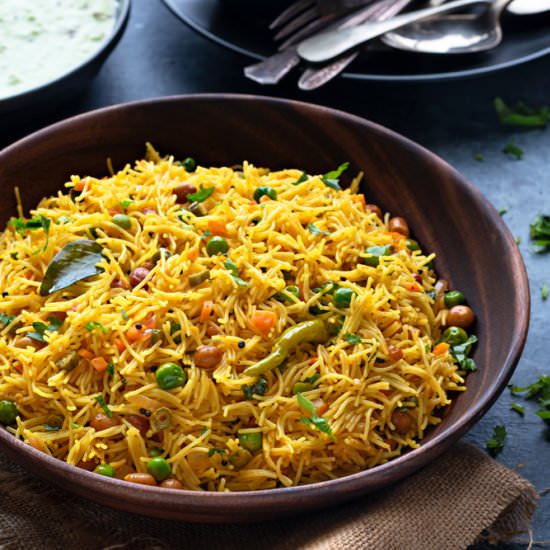 Vermicelli Upma - Recipe photo by cubesnjuliennes