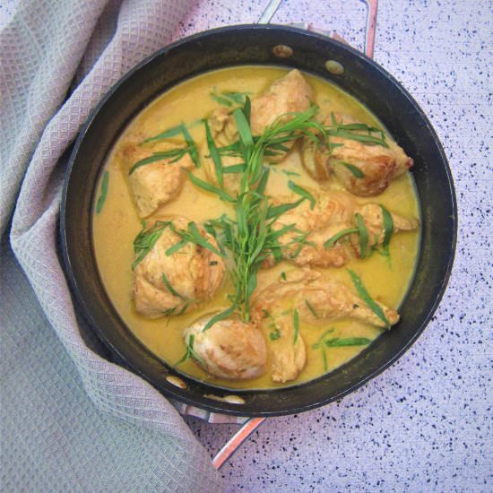 Tarragon Chicken White Wine Sauce - Recipe photo by MediterraneanLatinLoveAffair