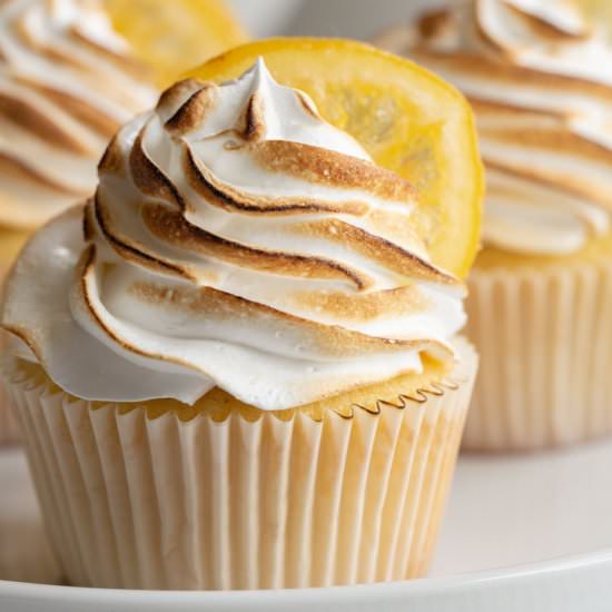 Lemon Meringue Cupcakes - Recipe photo by awayfromthebox