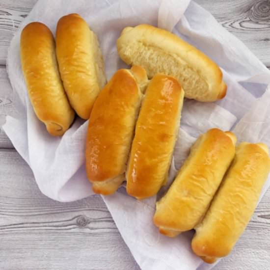 Soft Fluffy Hotdog Rolls - Recipe photo by TamarindnThyme