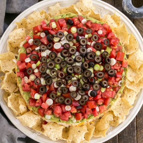 Easy Layered Taco Dip - Recipe photo by thatskinnychickcanbake