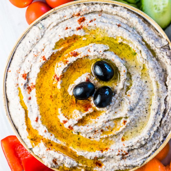 White Bean Dip with Olives - Recipe photo by The Endless Meal