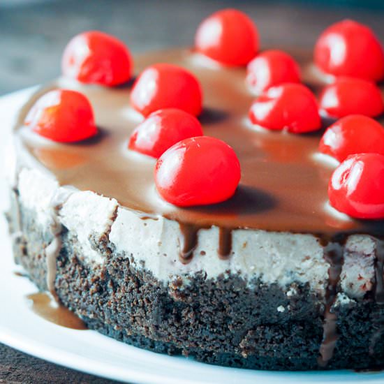 IP Cherry Chocolate Cheesecake - Recipe photo by Mondayismeatloaf