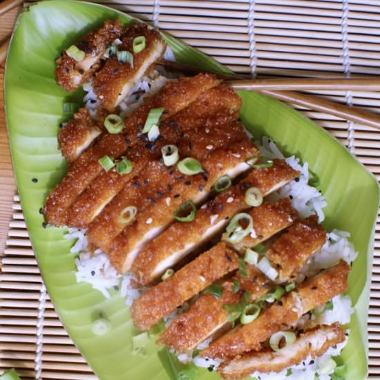 Honey Garlic Chicken Katsu - Recipe photo by soulandstreusel