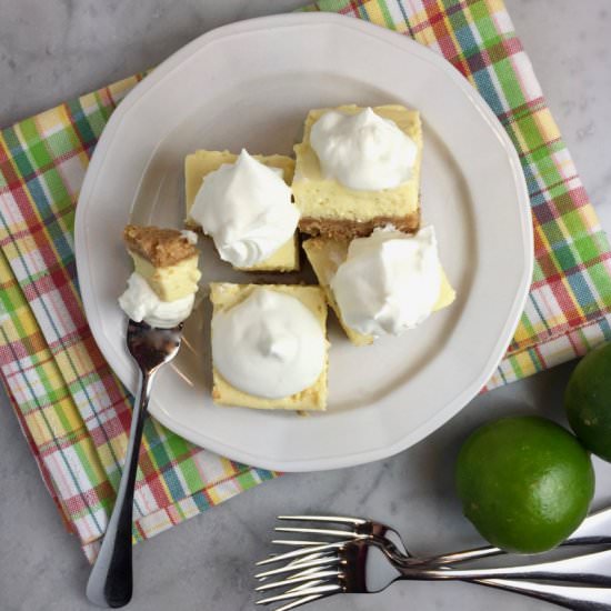 Key Lime Bars - Recipe photo by thebrookcook.wordpress.com