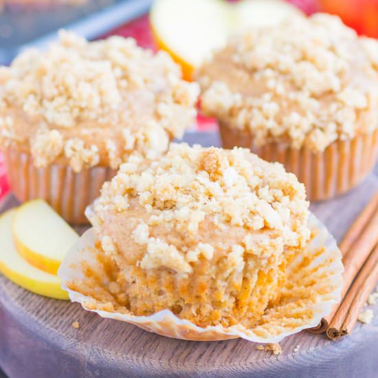Apple Cinnamon Muffins - Recipe photo by pumpkinnspice