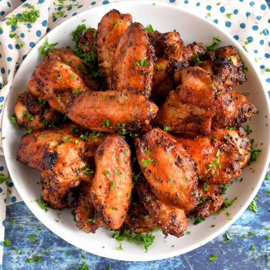 Dry Rub Baked Chicken Wings - Recipe photo by byronethomas