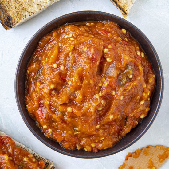 Zacusca - Recipe photo by ChiliPepperMadness