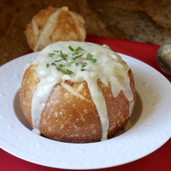 Clam Chowder without Cream - Recipe photo by christinascucina