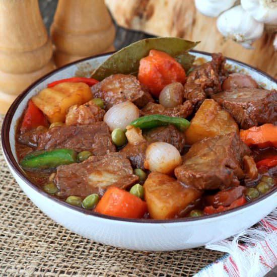 Beef Mechado - Recipe photo by foxy folksy