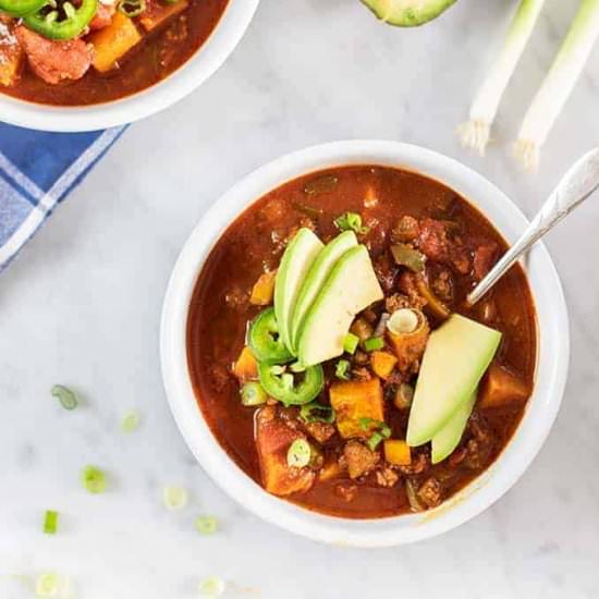 Whole30 Chili - Recipe photo by SunkissedKitch
