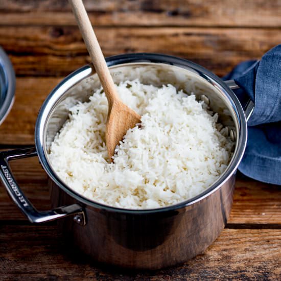 How to boil rice - Recipe photo by KitchenSanctuary