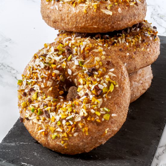 Egg Free Doughnuts - Recipe photo by foodaciously