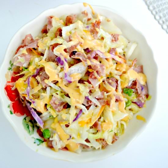 KETO REUBEN IN A BOWL - Recipe photo by Stylish Cravings