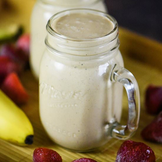 Chocolate Strawberry Power Smoothie - Recipe photo by dudethatcookz