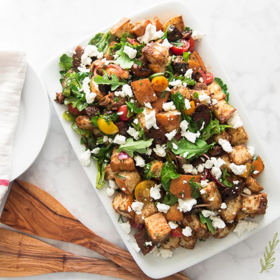 Balsamic Panzanella Salad - Recipe photo by senseandedibility