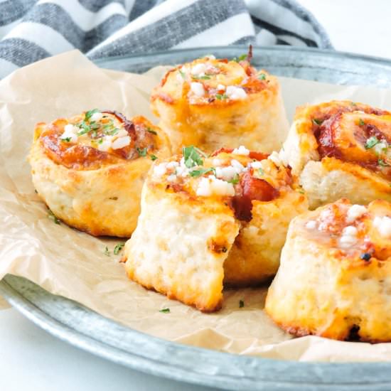 Easy Healthy Pizza Roll Ups - Recipe photo by Fresh Fit Kitchen