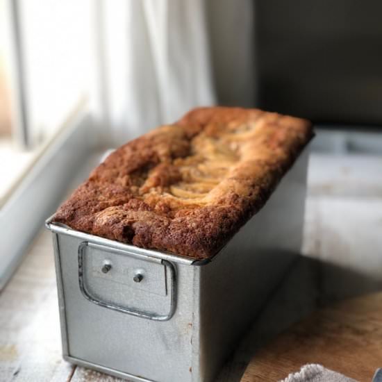 RUSTIC APPLE LOAF CAKE - Recipe photo by pattyscake