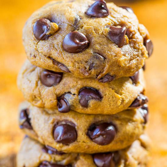 Pumpkin Chocolate Chip Cookies - Recipe photo by Averie