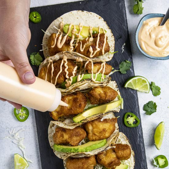 Baja Fish Tacos - Recipe photo by ChiliPepperMadness