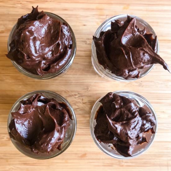 Healthy chocolate mousse - Recipe photo by Italian Chips